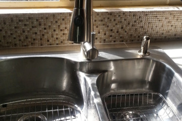 kitchen sink for domestic plumbing services